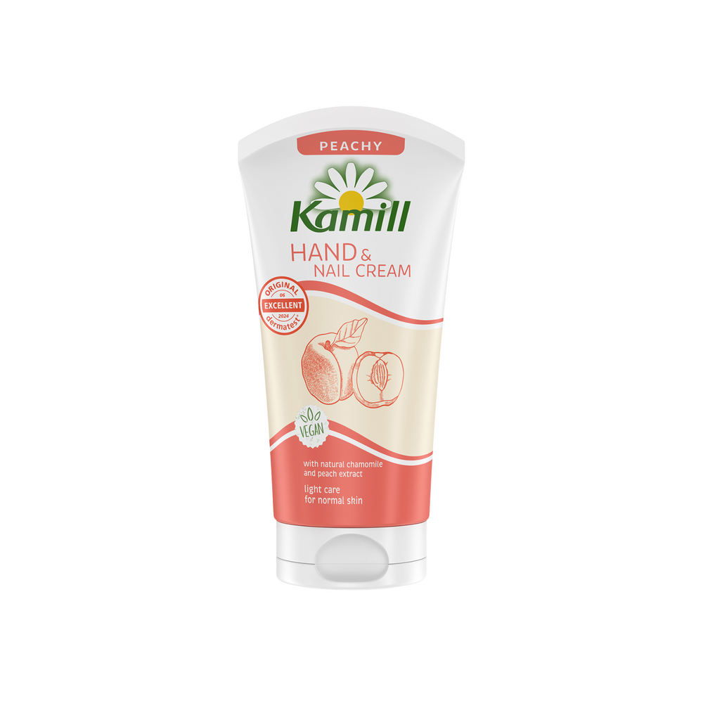 Hand & Nagelcreme Peachy | Bio-Kamille & Pfirsichextrakt | 75 ml