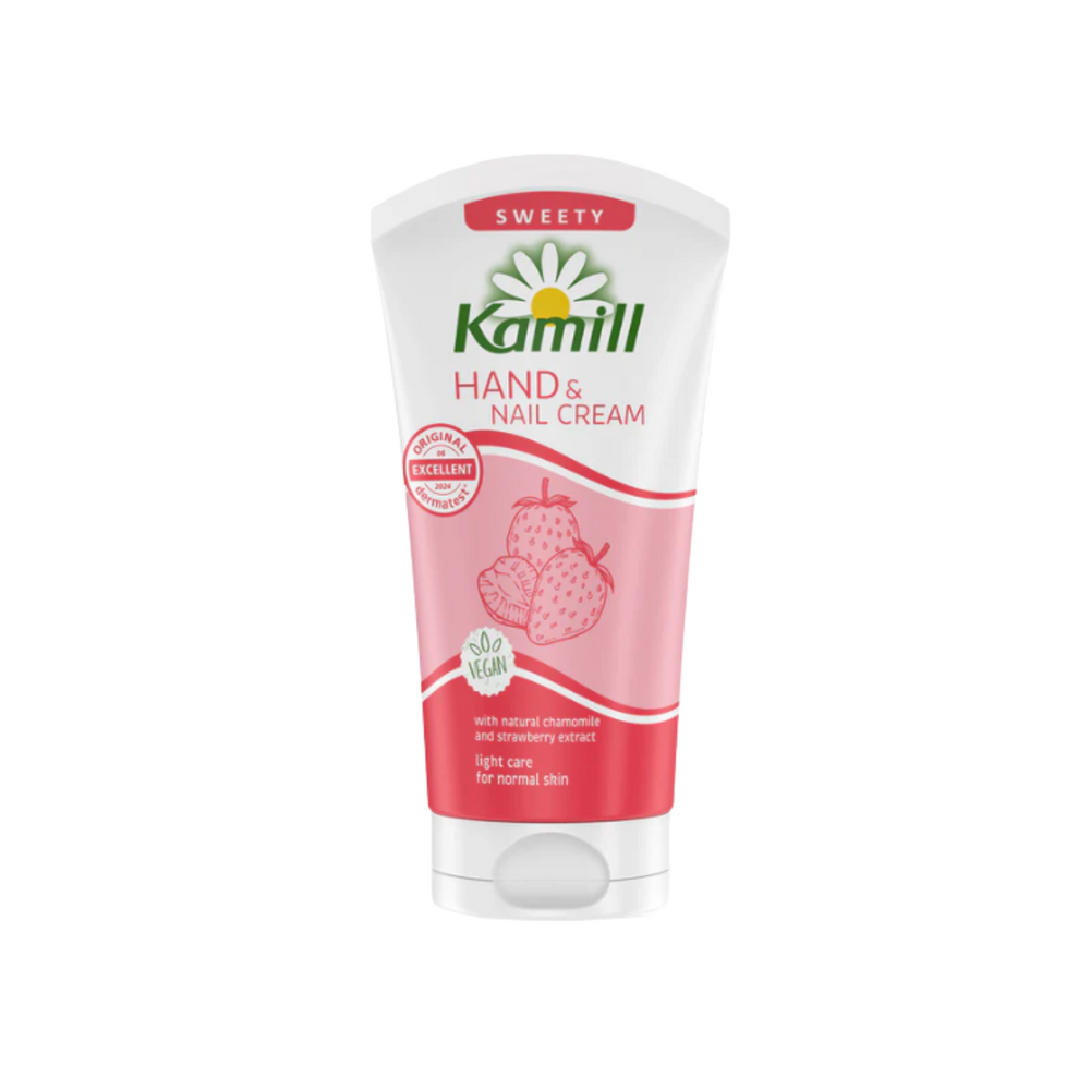 Hand & Nagelcreme Sweety | Bio-Kamille & Erdbeerextrakt | 75 ml