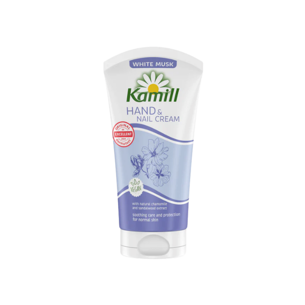 Hand & Nail Cream White Musk | Organic Chamomile & Sandalwood Extract | 75 ml