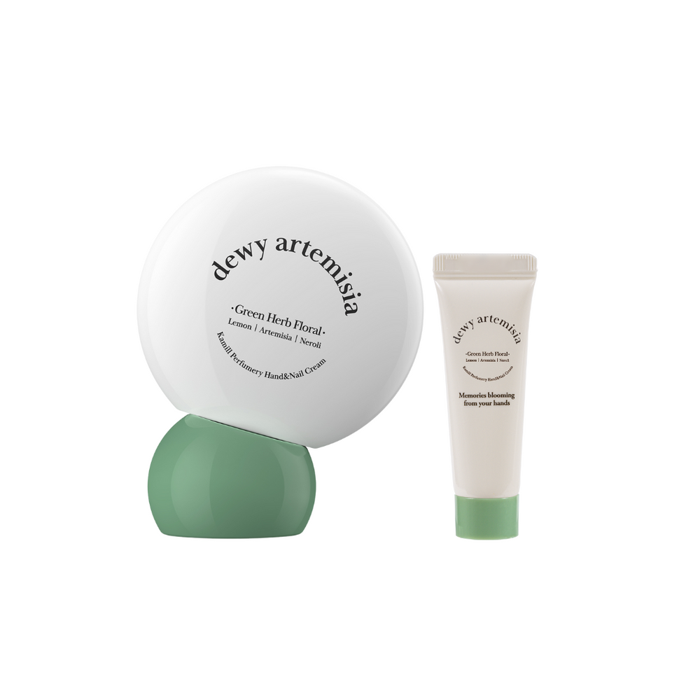 Kamill Perfumery Hand- und Nagelcreme | dewy artemisia Set | 50ml + 10ml